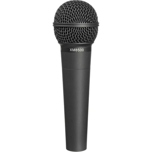 Behringer ULTRAVOICE XM8500 Dynamic Cardioid Vocal Microphone, Bundle with H&A XLR M to F Microphone Cable 25'