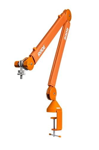 RØDE PSA1+ Professional Studio Boom Arm with Spring Damping, Orange - color: Orange, style: PSA1+