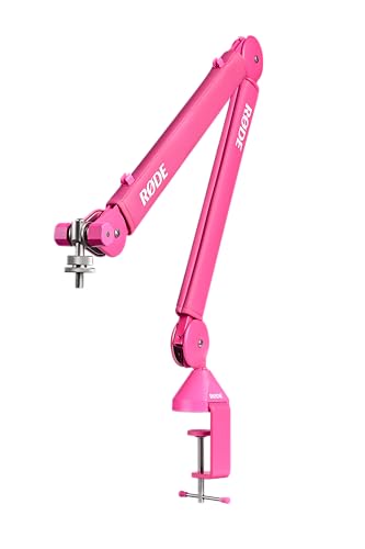 RØDE PSA1+ Professional Studio Boom Arm with Spring Damping, Pink - color: Pink, style: PSA1+