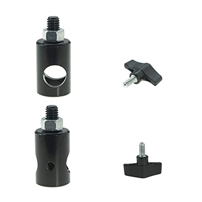 WELLMAKING 2PCS Rapid Adapter 3/8" Screw Mount Bracket for Light Stands | designed for DSLR cameras, boom arms and studio lighting accessories & stable mounting solutions for photography setups.