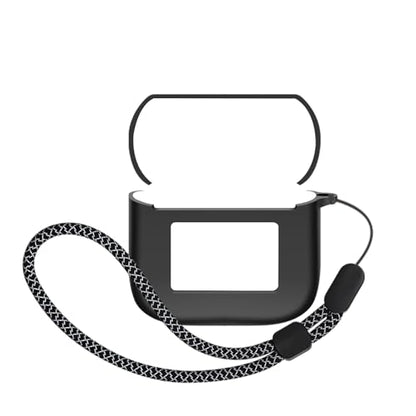 Protective Case Compatible with Tour Pro 3 and Charging Case Cover - Scratchproof, 360-Degree Shock Absorbing, Waterproof, and Drop-Proof with a Lanyard (Black+Black Hanging Rope) - color: Black+Black Hanging Rope