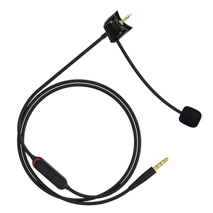 QC35 Boom Microphone Compatible with Bose QuietComfort 35 II (QC35 II) & QuietComfort 35 (QC35) Headphones, Boom Microphone Cable with Mute Switch for PS4, PS5, Xbox One, PC, 4ft