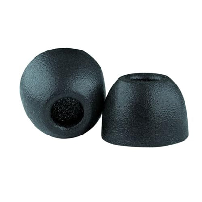 Comply 100 Core Series Memory Foam Replacement IEM Ear Tips, Round, Black - size: Small, style: Round 2.0