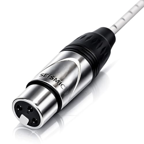 Seismic Audio SARLX-6x6 6-Channel XLR Snake Cable, 6 ft, 6X Female to 6X Male, Color Coded & Numbered, Shielded 22 AWG Copper