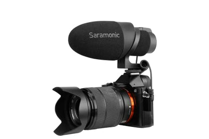 Saramonic Shotgun Microphone for DSLR, Mirrorless, Video Cameras, Smartphones & Tablets (CamMic) | Video Cameras, Mirrorless, Smartphones & Tablets (CamMic)