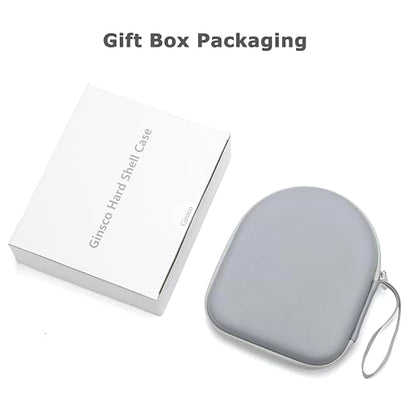 Ginsco Headphone Case Compatible with JBL Tune 510BT/520BT/500BT with Sony WH-CH520/510, Ultra-Slim Hard Shell Waterproof Headphone Case for On Ear Headphones (Gray White) - color: Gray White