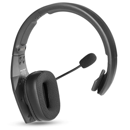 B450XT Replacement Earpads for BlueParrott B450-XT/S450 Headset | Ear Pads with Softer Memory Foam High Density Noise Cancelling Foam Added Thickness-Black