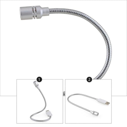 Portable USB Microphone with Compact Design for Laptop and Desktop Computer, Aluminum Alloy Material, Silver Color, for Gaming and Meeting Use
