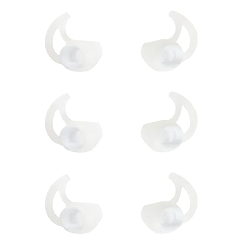 Small Silicone Earbud Tips Replacement Ear Tips Compatible with Bose SoundSport Freestyle IE2 IE3 Headphone Rubber Tips Earbud Covers 3 Pairs - size: S