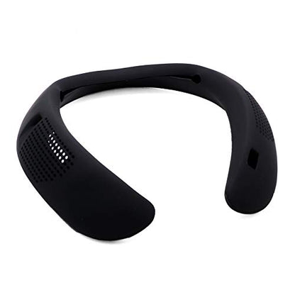 ZALUJMUS Silicone Protective Case Cover Compatible with Bose Soundwear Companion Wearable Speaker (Black) - color: Black