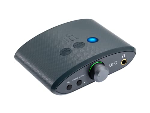 iFi uno - DAC & Headphone AMP - USB-C Input - Improve Lacklustre Audio | Streaming/Gaming/Music Modes Adjust Sound to Suit You - 32-bit/384kHz/DSD256/MQA - Windows/MAC/Smart Device/Active Speakers