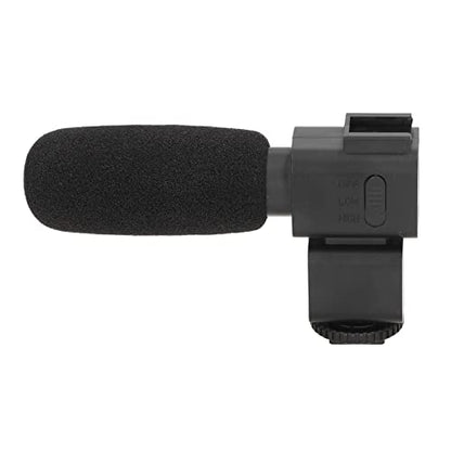 Stereo Shock Absorbing Video Recording Microphone for Camera Studio Recording, Home Recording, Podcasting and Streaming