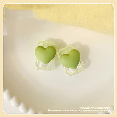ZOSTLAND 5 in 1 DIY 18W 20W Heart Shape Protector Data Cable USB Charger Line Earphone Wire Saver Organizer Compatible with iPhone 11 12 13 14 15 Pro Max - color: Love Green