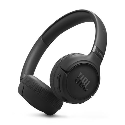 JBL Tune 680NC - Noise Cancelling Headphones - Black | Hi-Res JBL Pure Bass Sound plus Spatial Sound, Adaptive Noise Cancelling with Smart Ambient - color: Black