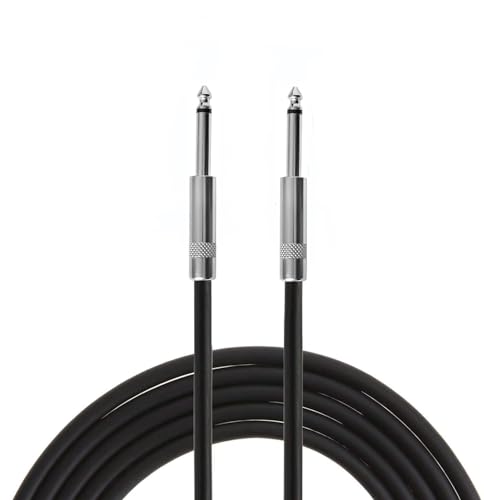 2 Pack 1/4" TS to TS Speaker Cable 50 Feet 12AWG 2 Conductor Heavy Duty - size: 50 ft(2 Pack)