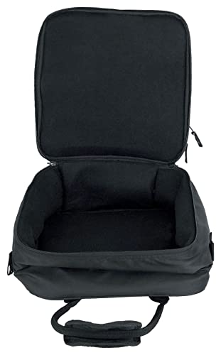 Rockville MB1313 DJ Gear Mixer Gig Bag Case, 13" x 13" x 6" | Dual Layer Foam Padding, YKK Zippers, Rugged Nylon, Rainproof, Shoulder Strap, Rubber Feet, Front Laptop Pocket, Lockable