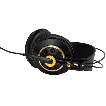 AKG K240STUDIO Semi-Open Studio Headphones | XXL transducers with Varimotion diaphragms and 55 Ohm impedance for mixing, mastering and playback - style: Over Ear Headphones