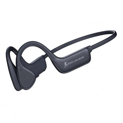 Bone Conduction Headphones, Bluetooth 5.4 Open-Ear Sports Headphones | Wireless with Mic, 12H Playtime, IPX6 Sweatproof, Secure Fit for Running, Cycling and Workouts (Black) - color: Black