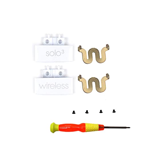 Adhiper Hinge Replacement for Solo3 Wireless Solo2 Wireless Headphone - color: White