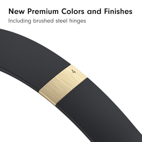 Beats Solo 4 - Wireless On-Ear Bluetooth Headphones, Up to 50-Hour Battery Life, Ultra-Lightweight Comfort, Powerful and Balanced Sound, Apple & Android Compatible - Black & Gold - color: Black & Gold, style: Standalone