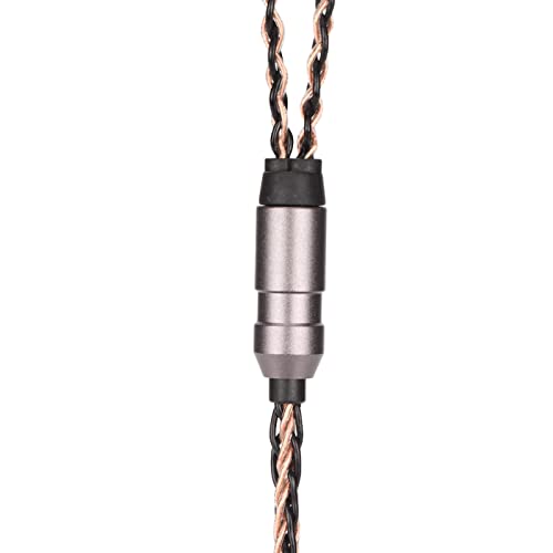 Keenso MMCX 3.5mm Earphone Cable OFC 8 Core Replacement Headphone Wire for, Low Loss Audio Cable for Exercise Enthusiasts