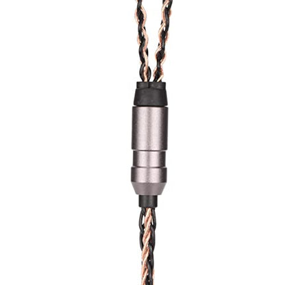 Keenso MMCX 3.5mm Earphone Cable OFC 8 Core Replacement Headphone Wire for, Low Loss Audio Cable for Exercise Enthusiasts