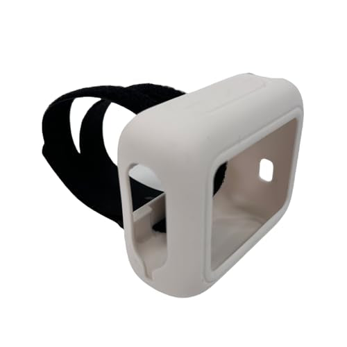 Silicone Carrying Case Replacement for JBL Go 4 Portable Bluetooth Speaker Silicone Case with Carabiner Protective Case Shockproof Travel Carrying Case (White) - color: White