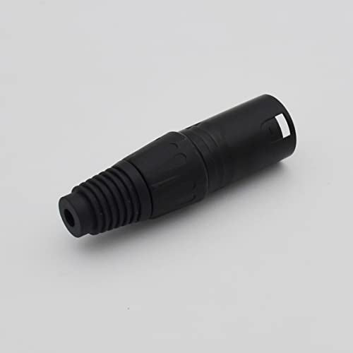 XLR Cable 1ft XLR Male to Female Black Balanced Microphone Cable - 2 Pack - size: 1