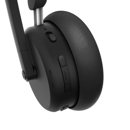 Lenovo Dual Mode Wireless ANC Headset 6550 with USB-C Receiver Microsoft Teams Certified, Hybrid Active Noise Cancellation, Bluetooth Dual Connectivity, Long Battery Life, Black - color: Black, size: Headset 6550 w/USB-C Receiver