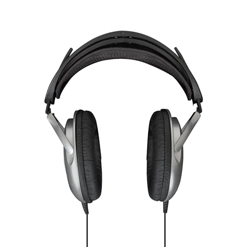 Koss UR40 Collapsible Over-Ear Headphones, Silver, Retro Style, Wired Plug