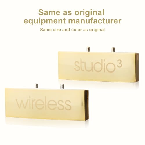 Studio 3 Hinge Headband Connector Replacement Metal Repair Parts Compatible with Beats Studio 3.0 Wireless Over-Ear Headphones Repair Kit (Gold) - color: Gold