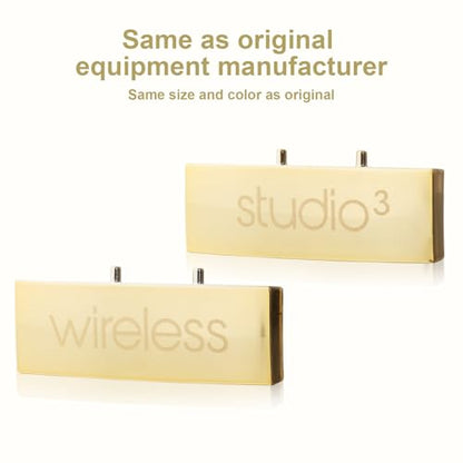 Studio 3 Hinge Headband Connector Replacement Metal Repair Parts Compatible with Beats Studio 3.0 Wireless Over-Ear Headphones Repair Kit (Gold) - color: Gold
