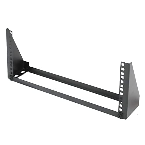 AEONS 4U 19-Inch Foldable Vertical & Horizontal Wall Mount Bracket Server Rack for Computer Network IT Studio Equipment Low-Profile Wallmount Black - style: 4U-LW