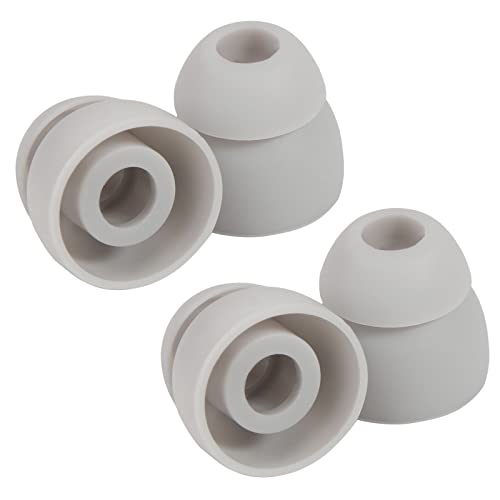 Double Flange Silicone Earbuds,Sound Isolation Design, Soft and Flexible Earphone Pads Replacement - color: T