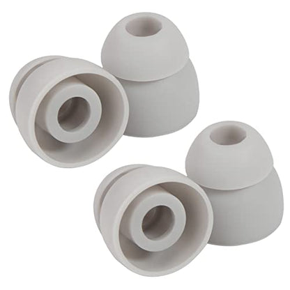 Double Flange Silicone Earbuds,Sound Isolation Design, Soft and Flexible Earphone Pads Replacement - color: T