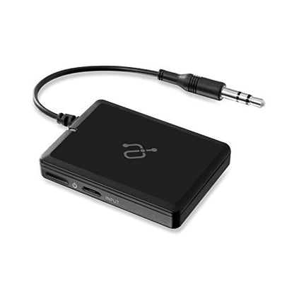 Aluratek iStream AIS01F Bluetooth Audio Receiver Adapter w/ Attached Cable for Smart Phone to Home Stereo, Car, Speakers