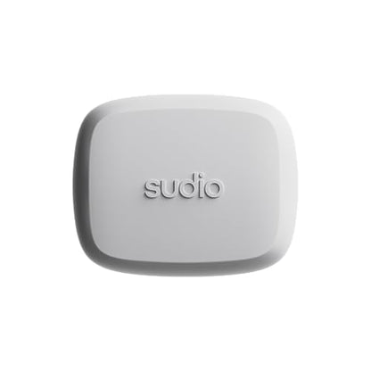 Sudio Audio B3 Open-Ear True Wireless Earbuds – Bluetooth 5.3 Clip-On Headphones with Secure Fit, Sweat-Resistant, Built-in Mic, Long Battery Life, Compatible with iPhone & Android (White) - color: White