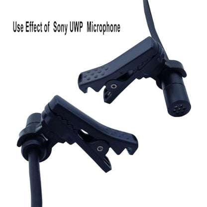 2pc ABS Plastic Lavalier Microphone Tie Clip for S Ony UWP for Sennheiser for S aramonic for Shure for Boya Buckle Lavalier Mic Clip (6.5mm) - size: 6.5mm