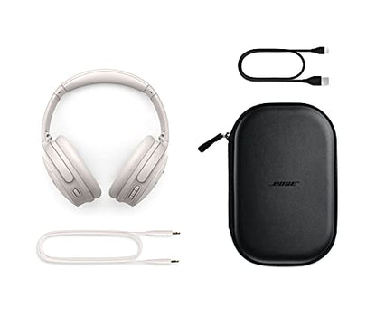 Bose QuietComfort 45 Noise Canceling Bluetooth Headphones (White Smoke) (Renewed) - color: White Smoke
