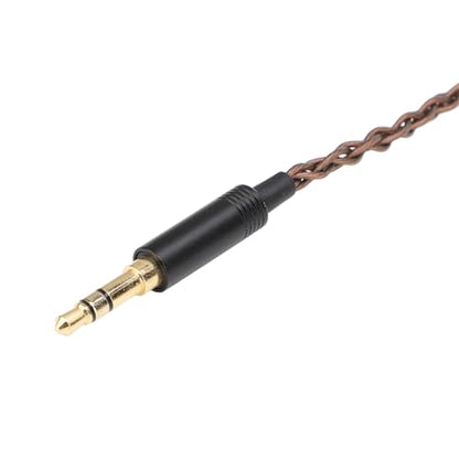 3.5mm to MMCX Woven Earphone Cable, Replacement Headphone Cable with Oxygen - Free Copper Core, Anti - Tangling Braided Design for SE535 UE900 TINHIFI T2 WESTONE ES10 and