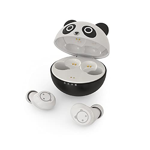 Cute Panda Wireless Earphones, Waterproof, Noise Cancelling in-Ear erbuds, TWS Stereo Headphones, Built in mic Headset Premium Sound with deep bass,JE-04B_K62 - color: JE-04B_K62