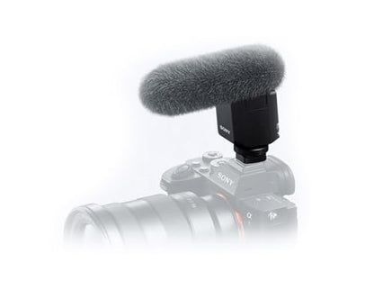 Sony ECM-B1M Compact Shotgun Microphone with Digital Audio Interface,Black - style: ‘w/ microphone’