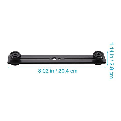 Totority 2pcs Microphone Adjustable Stand Boom Arm Low Profile Gaming Mic Stand Extension Rod