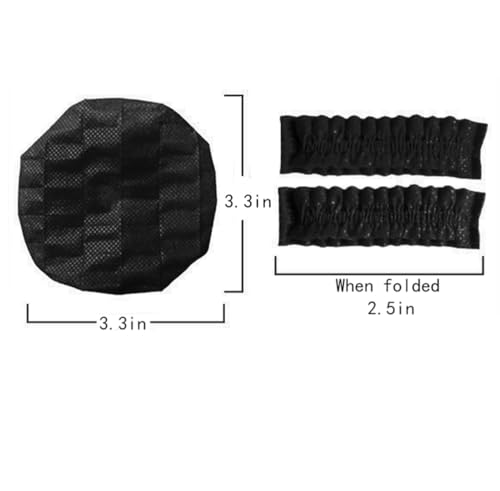 Disposable Microphone Cover 100 Pieces, Non-Woven, Clean Odor Free Filter, Portable Karaoke Microphone Protective Cap