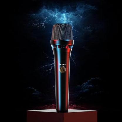 iCON Pro Audio Thunder X 32mm Large Diaphragm Handheld Condenser Mic | 32mm Large Diaphragm Handheld Condenser Microphone, Cardioid XLR Mic for Live Performance, Studio Vocals.