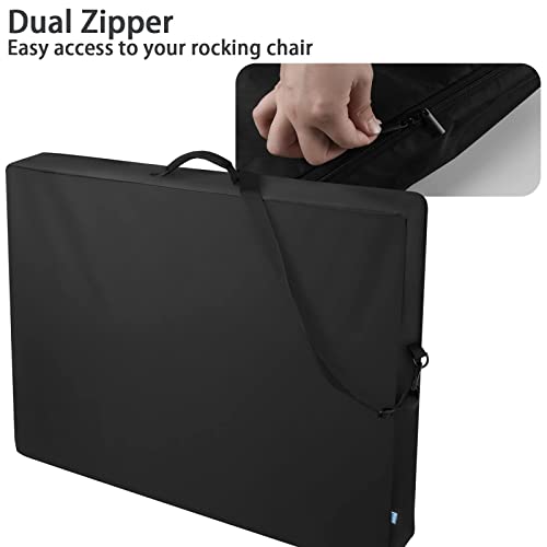 Xxerciz Carry Bag Compatible with GCI Outdoor Freestyle Rocker Chair, Folding Chair Storage Bag Replacement Bag with Adjustable Shoulder Strap and Handle for Camping Fishing