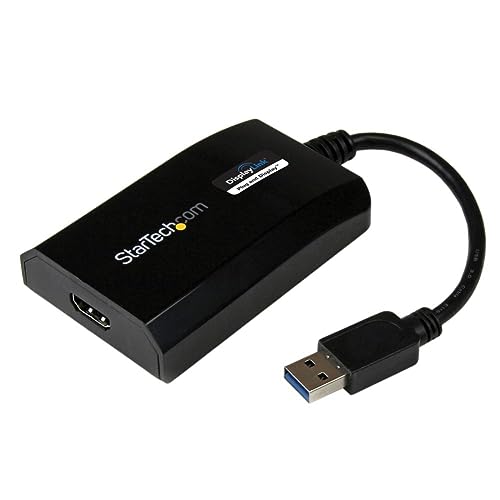 StarTech.com USB 3.0 to HDMI Adapter - DisplayLink Certified - 1080p (1920x1200) - USB Type-A to HDMI Display Adapter Converter for Monitor - External Video & Graphics Card - Windows/Mac (USB32HDPRO) | USB 3.0, Single display, 5.1ch audio, Auto driver ins