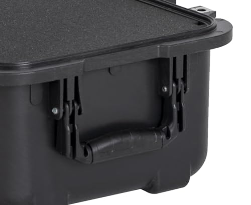 MEIJIA All Weather Waterproof Hard Camera Case,Hard Case,With Customized Fit Foam Included, Elegant Black,Fit for Drones,camera,lens (20.87"x12.72"x12.76") - size: 20.87"x12.72"x12.76"