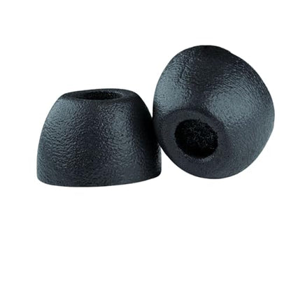 Comply 100 Core Series Memory Foam Replacement IEM Ear Tips, Oval, Black - size: Medium, style: Oval