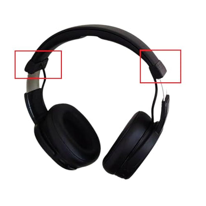 Replacement Hinges for Skullcandy Crusher Wireless Over-Ear Headphones (2 Sides Black), Emalpe24 - color: 2 sides black